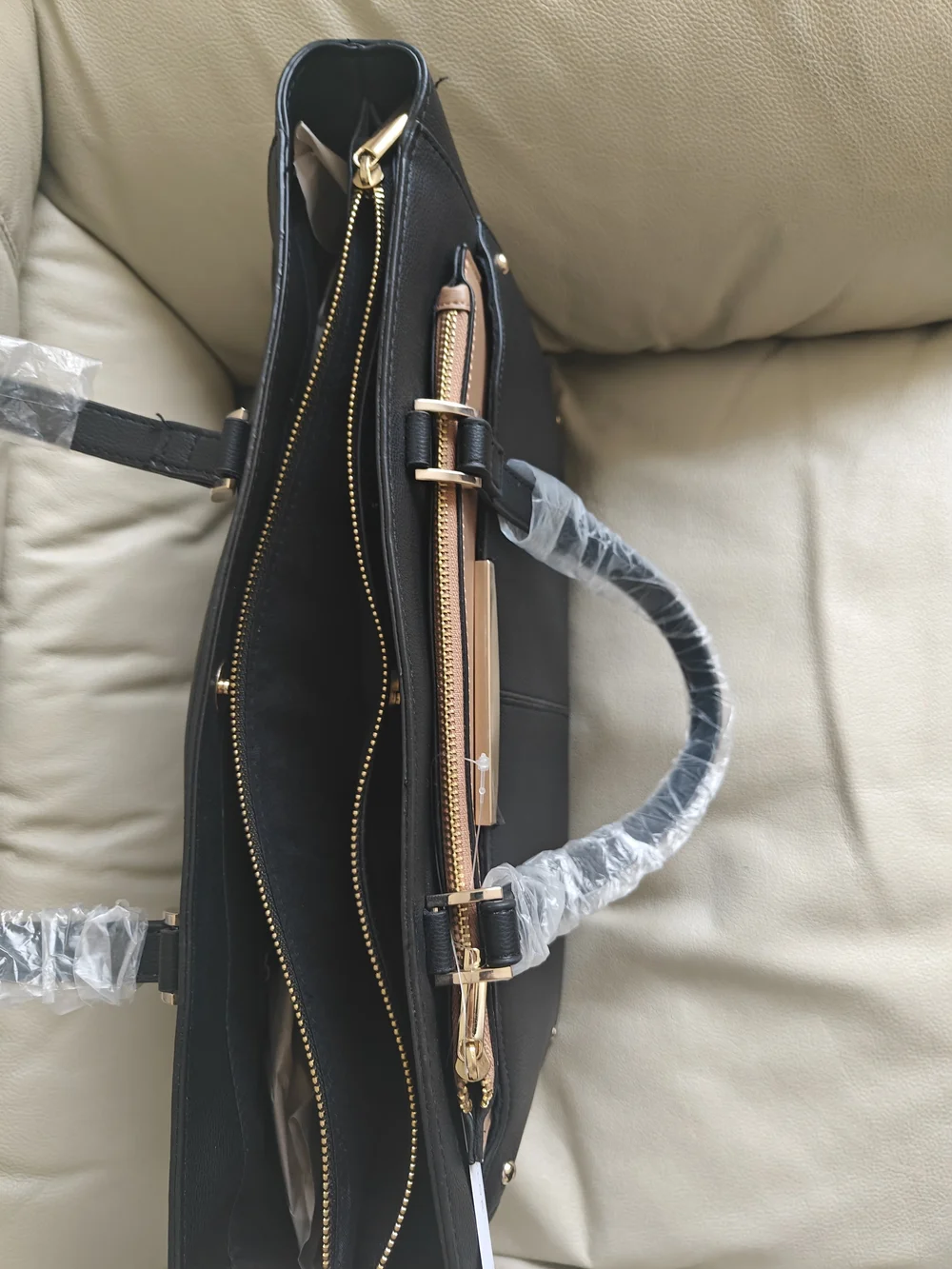 Ann Taylor Black Tote Bag NWT